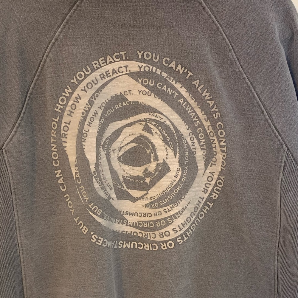 Gray crewneck sweater
